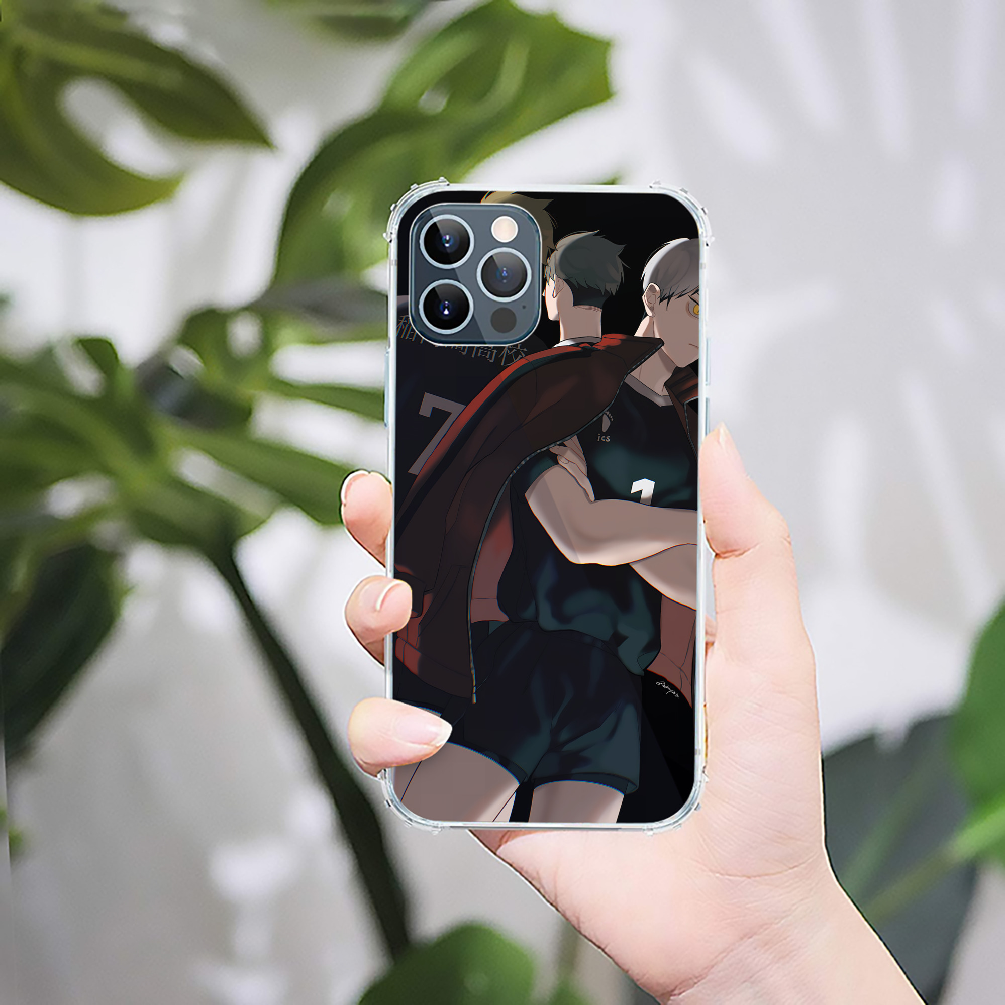 （画像用） ハイキュー!! Haikyu!! 【iPhone 12シリーズ対応】透明スマホケース（クリアソフトケース）